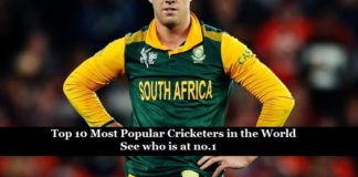 AB De Villiers- Top 10 Most Popular Cricketers in the World