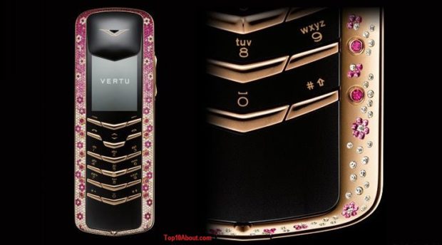 Vertu Signature Diamond- Top 10 Most Expensive Mobile Phones in the World