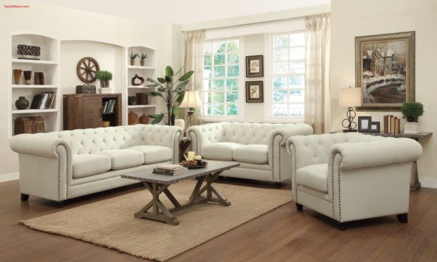 Coaster Home Furnishings- Top 10 Best Leather Sofa Brands in the World