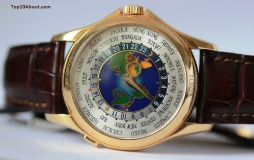 Patek Philippe Platinum World Time- Top 10 Most Expensive Watches in the World