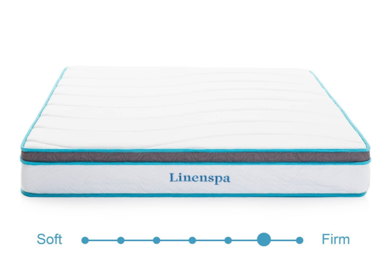 LINENSPA 6 Inch Innerspring Mattress – Twin- Top 10 Most Comfortable Mattresses to Use
