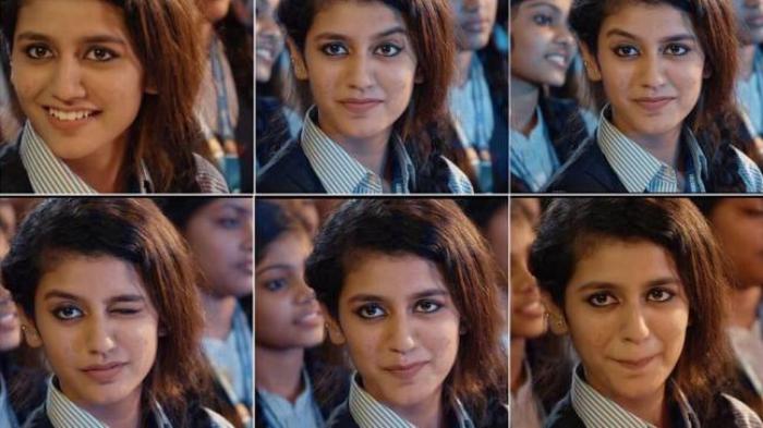 Attractive expression- Top 10 Secrets behind the Popularity of Priya Prakash