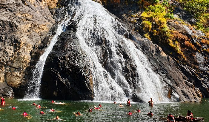 Dudhsagar Falls- Top 10 Best Places to Visit in Goa