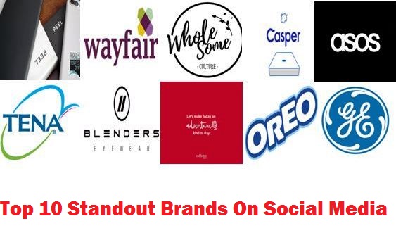 Top 10 Standout Brands on Social Media