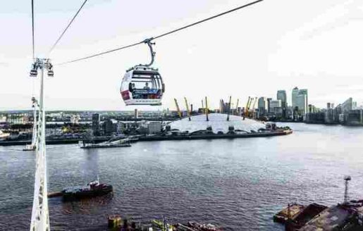 Emirates Air Line-Cable Car, London Top 10 Fun places for Kids in London   