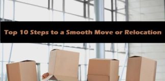Top 10 Steps to a Smooth Move or Relocation