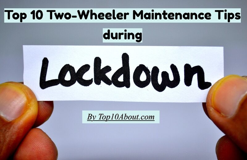 Top 10 Two-Wheeler maintenance tips during COVID-19 lockdown 
