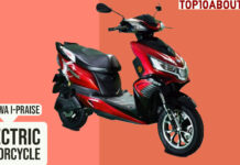 Okinawa i-Praise- Top 10 Best Mileage Electric Motorcycles in India