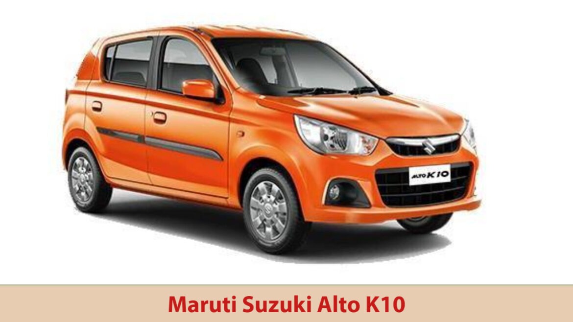 Maruti Suzuki Alto K10- Top 10 Best Mileage CNG Cars in India