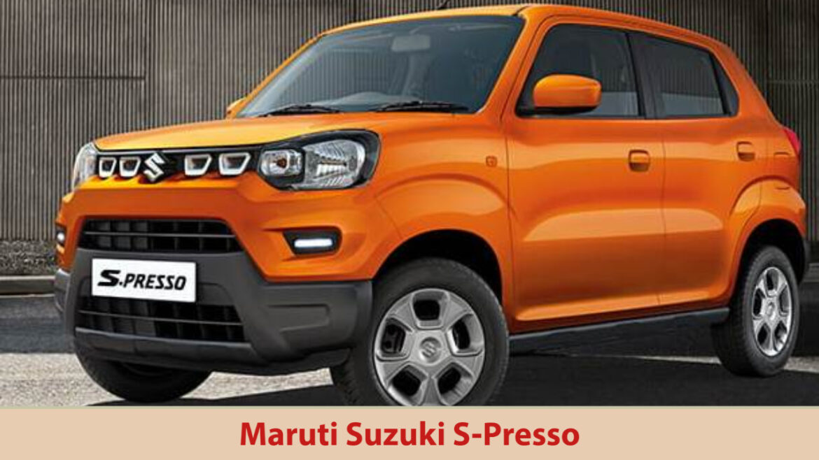 Maruti Suzuki S-Presso - Top 10 Best Mileage CNG Cars in India
