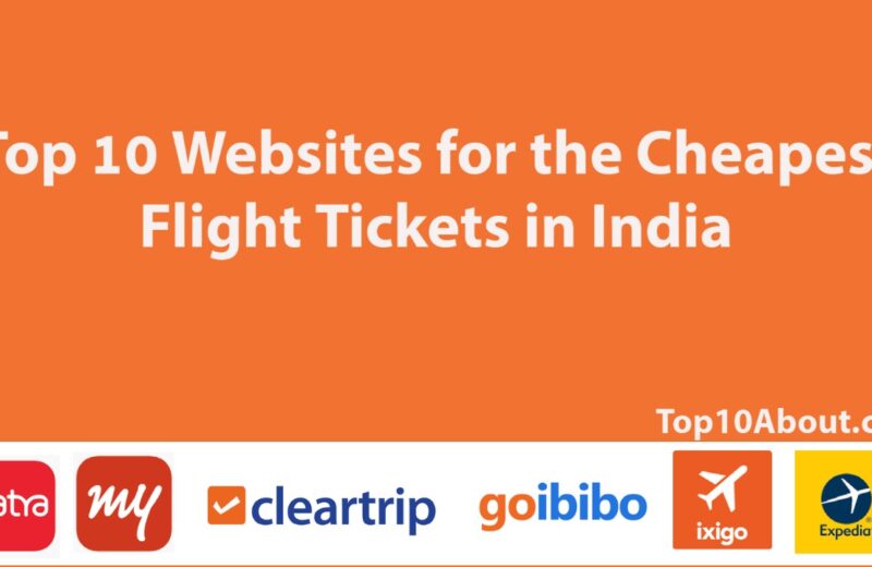 Top 10 Websites for the Cheapest Flight Tickets in India