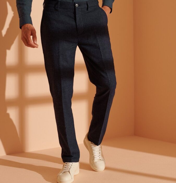 Slim chino trousers- Top 10 Wardrobe Essentials Every Man Needs