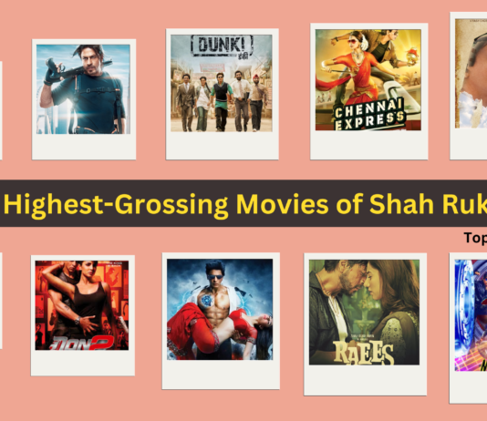 Top 10 Highest-Grossing Movies of Shah Rukh Khan